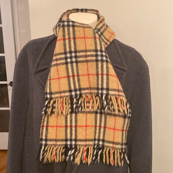 Burberrys of London vintage wool Scarf Scotland unisex - Picture 10 of 15